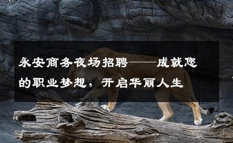 永安商务夜场招聘——成就您的职业梦想，开启华丽人生