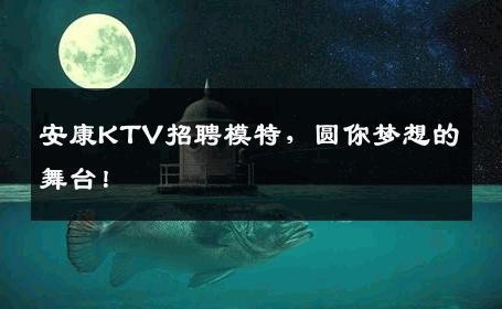 安康KTV招聘模特，圆你梦想的舞台！