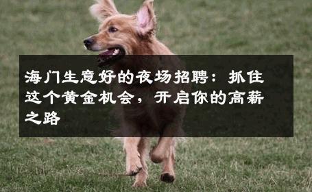 海门生意好的夜场招聘：抓住这个黄金机会，开启你的高薪之路