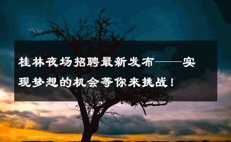 桂林夜场招聘最新发布——实现梦想的机会等你来挑战！