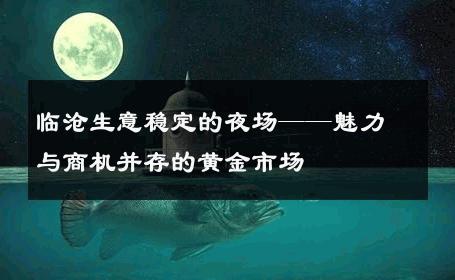 临沧生意稳定的夜场——魅力与商机并存的黄金市场