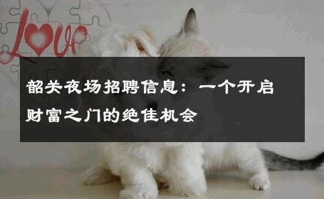 韶关夜场招聘信息：一个开启财富之门的绝佳机会