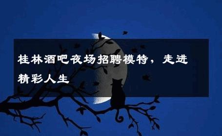 桂林酒吧夜场招聘模特，走进精彩人生