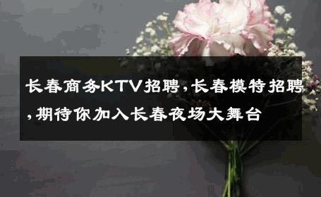 长春商务KTV招聘,长春模特招聘,期待你加入长春夜场大舞台