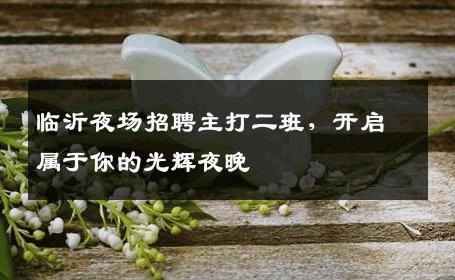临沂夜场招聘主打二班，开启属于你的光辉夜晚