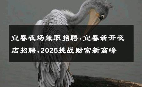 宜春夜场兼职招聘,宜春新开夜店招聘,2025挑战财富新高峰