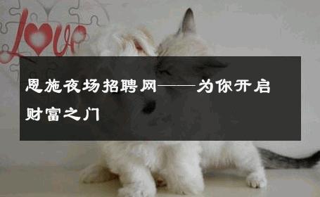 恩施夜场招聘网——为你开启财富之门