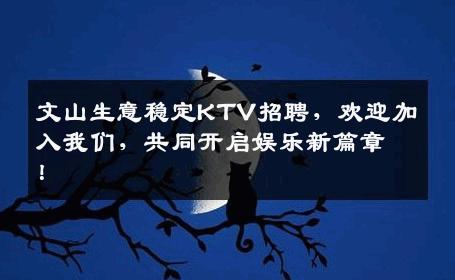 文山生意稳定KTV招聘，欢迎加入我们，共同开启娱乐新篇章！