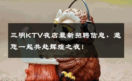 三明KTV夜店最新招聘信息，邀您一起共赴辉煌之夜！