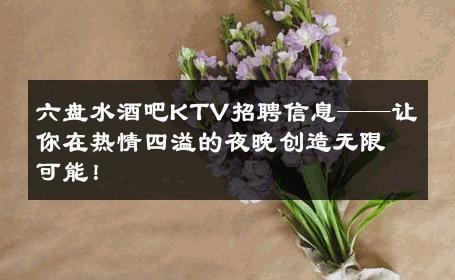 六盘水酒吧KTV招聘信息——让你在热情四溢的夜晚创造无限可能！