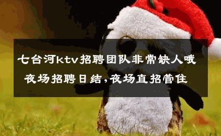 七台河ktv招聘团队非常缺人哦 夜场招聘日结,夜场直招管住