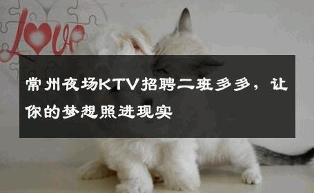 常州夜场KTV招聘二班多多，让你的梦想照进现实