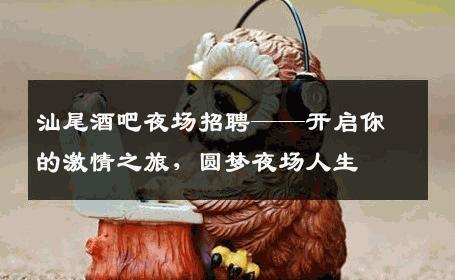 汕尾酒吧夜场招聘——开启你的激情之旅，圆梦夜场人生