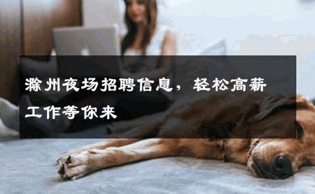 滁州夜场招聘信息，轻松高薪工作等你来