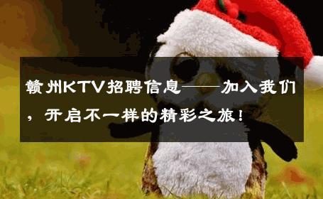 赣州KTV招聘信息——加入我们，开启不一样的精彩之旅！
