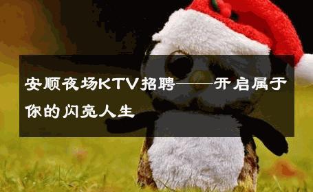 安顺夜场KTV招聘——开启属于你的闪亮人生