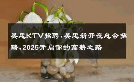 吴忠KTV招聘,吴忠新开夜总会招聘,2025开启你的高薪之路