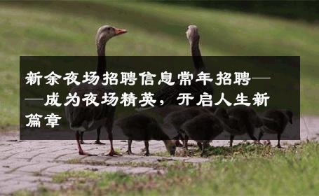 新余夜场招聘信息常年招聘——成为夜场精英，开启人生新篇章