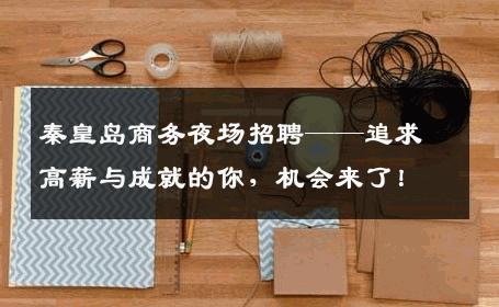 秦皇岛商务夜场招聘——追求高薪与成就的你，机会来了！