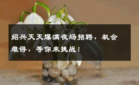 绍兴天天爆满夜场招聘，机会难得，等你来挑战！