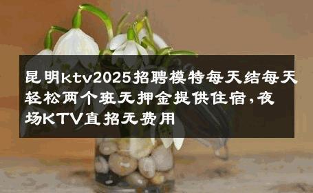 昆明ktv2025招聘模特每天结每天轻松两个班无押金提供住宿,夜场KTV直招无费用