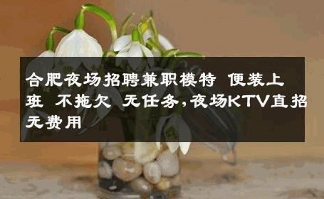 合肥夜场招聘兼职模特 便装上班 不拖欠 无任务,夜场KTV直招无费用
