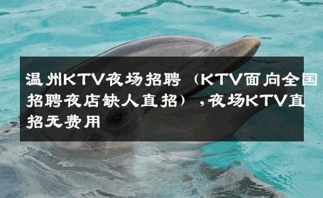 温州KTV夜场招聘（KTV面向全国招聘夜店缺人直招）,夜场KTV直招无费用