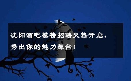 沈阳酒吧模特招聘火热开启，秀出你的魅力舞台！
