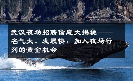 武汉夜场招聘信息大揭秘——名气大、发展快，加入夜场行列的黄金机会