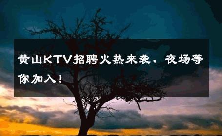 黄山KTV招聘火热来袭，夜场等你加入！