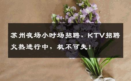 苏州夜场小时场招聘，KTV招聘火热进行中，机不可失！