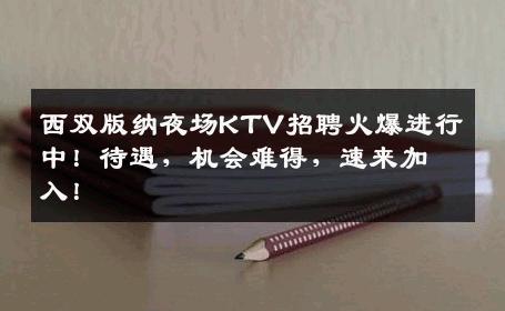 西双版纳夜场KTV招聘火爆进行中！待遇，机会难得，速来加入！