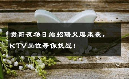 贵阳夜场日结招聘火爆来袭，KTV岗位等你挑战！