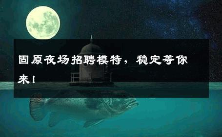 固原夜场招聘模特，稳定等你来！