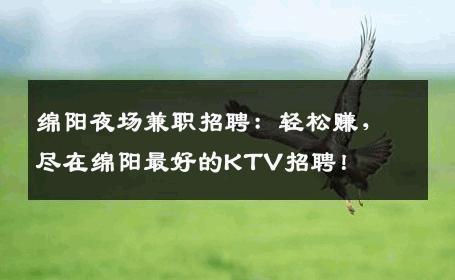绵阳夜场兼职招聘：轻松赚，尽在绵阳最好的KTV招聘！