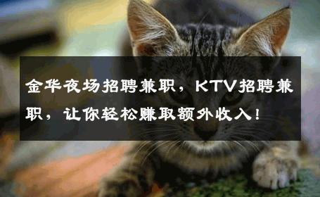 金华夜场招聘兼职，KTV招聘兼职，让你轻松赚取额外收入！