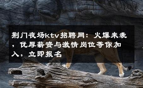 荆门夜场ktv招聘网：火爆来袭，优厚薪资与激情岗位等你加入，立即报名