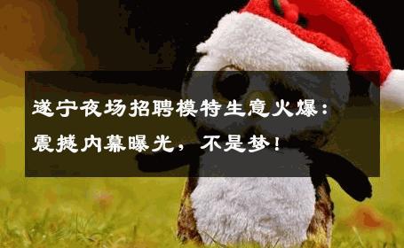 遂宁夜场招聘模特生意火爆：震撼内幕曝光，不是梦！