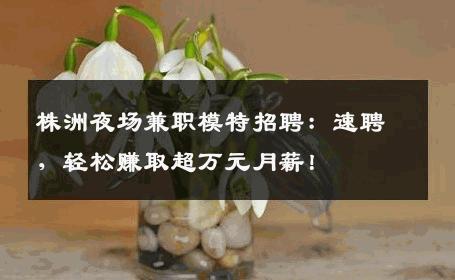 株洲夜场兼职模特招聘：速聘，轻松赚取超万元月薪！