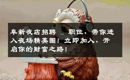 阜新夜店招聘 _ 职位，带你进入夜场精英圈！立即加入，开启你的财富之路！