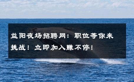 益阳夜场招聘网：职位等你来挑战！立即加入赚不停！