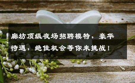 廊坊顶级夜场招聘模特，豪华待遇，绝佳机会等你来挑战！