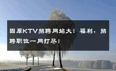 固原KTV招聘网站大！福利，招聘职位一网打尽！
