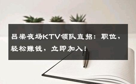 吕梁夜场KTV领队直招：职位，轻松赚钱，立即加入！