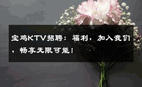 宝鸡KTV招聘：福利，加入我们，畅享无限可能！