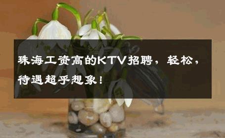 珠海工资高的KTV招聘，轻松，待遇超乎想象！