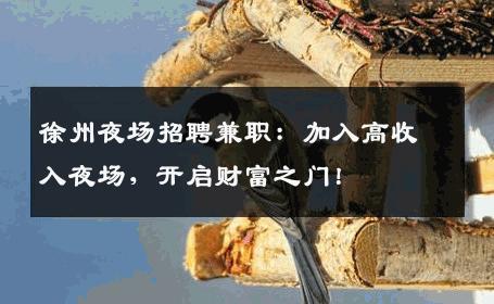 徐州夜场招聘兼职：加入高收入夜场，开启财富之门！