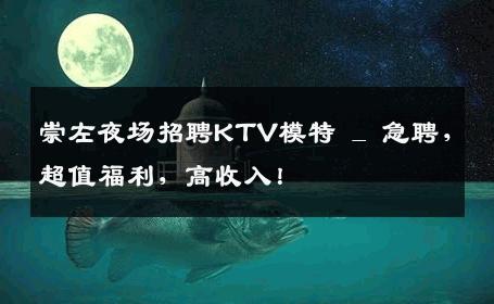 崇左夜场招聘KTV模特 _ 急聘，超值福利，高收入！