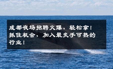 成都夜场招聘火爆，轻松拿！抓住机会，加入最炙手可热的行业！