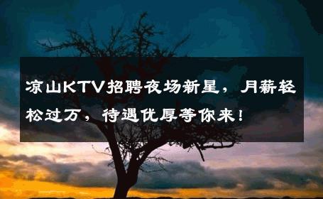 凉山KTV招聘夜场新星，月薪轻松过万，待遇优厚等你来！
